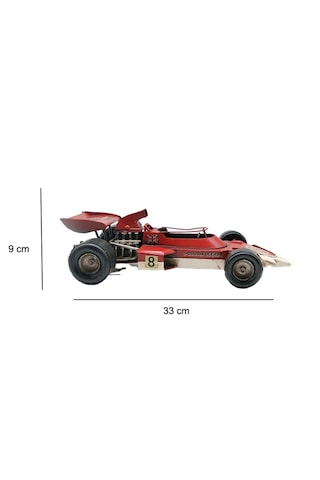 Dekoratif Metal Yarış Arabası C1592 Model