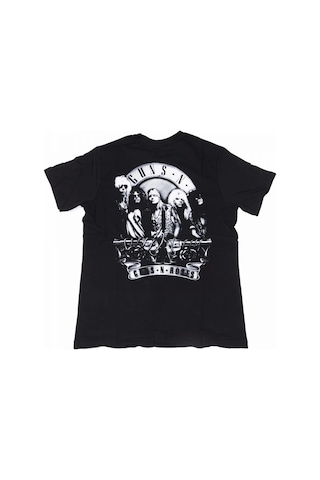 Guns N' Roses Logo Tişört Siyah Çok Renkli