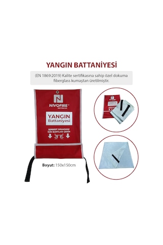 Yangın Battaniyesi 150x150cm