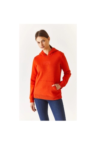 Us Polo Assn. U.s. Polo Assn. Kadın Sweatshirt Turuncu