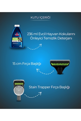 Bissell SpotClean Pet Select Evcil Hayvanlı Evlere Özel Halı – Koltuk Yıkama ve Leke Çıkarma Makinesi