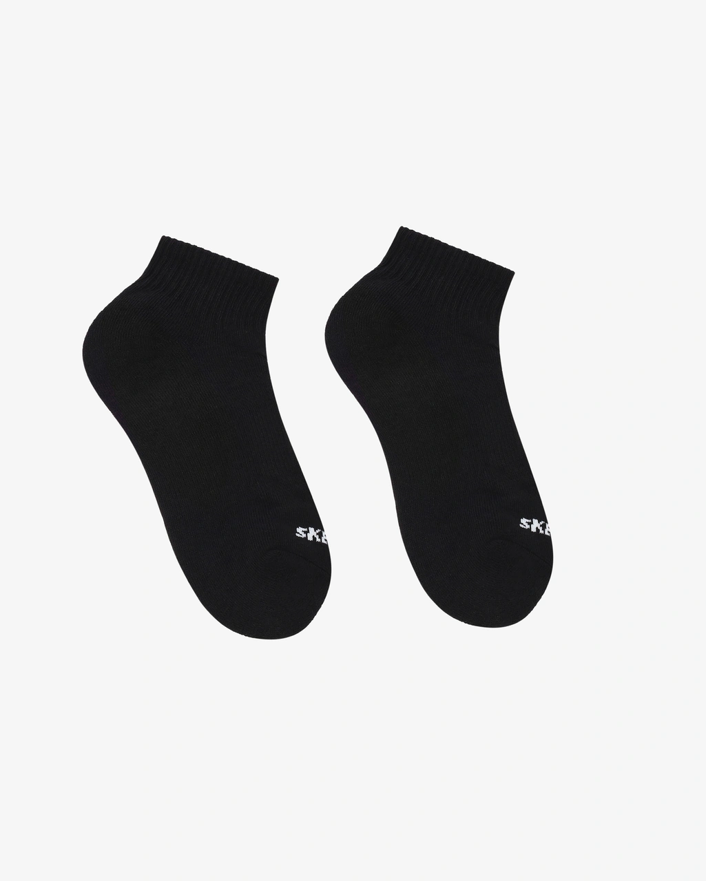 Skechers 6'lı Unisex Yarım Taban Destekli Quarter Crew Çorap Unisex Siyah Çorap S118214-001 Siyah