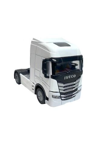 Metal Iveco Tır Kafası 1 Adet Işıklı Müzikli Oyuncak 12 Cm Çok Renkli