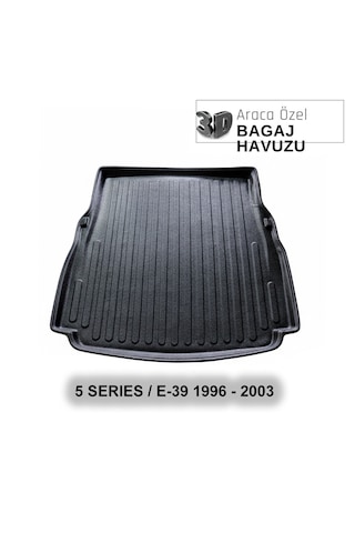 Bmw 5 Seri Sedan E-39 1996 - 2003 Araca Özel 3d Bagaj Havuzu