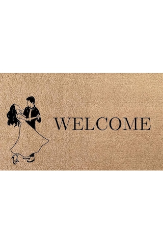 Kaymaz Tabanlı Velür Coco Kapı Paspası 45x75 Cm Kalın 021 Diğer
