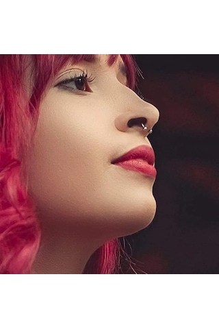 Paslanmaz Çelik Burun Fake Piercing Septum Mıknatıslı Ecp01