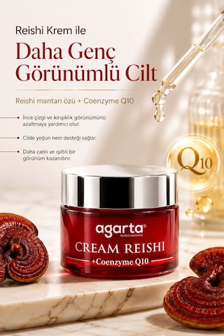 Agarta Doğal Yaşlanma Karşıtı Reishi Kremi 50 ML