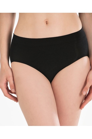 Nbb 2006 Taktel Dikişsiz İz Yapmaz Normal Bel Slip/külot Siyah