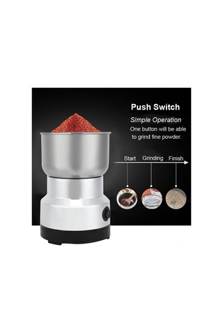 Monyee 304 Paslanmaz Çelik Elektrikli Kahve Değirmeni - Tahıllar, Fıstıklar, Baharatlar İçin Hızlı Ve Eşit Değirme - 110v Amerikan Standardı Şarjı Diğer