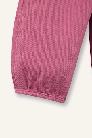 Defacto Regular Fıt Esnek Bantlı Paça Gabardin Pantolon Kız Bebek G8139a526spbr123 Bordo-br123