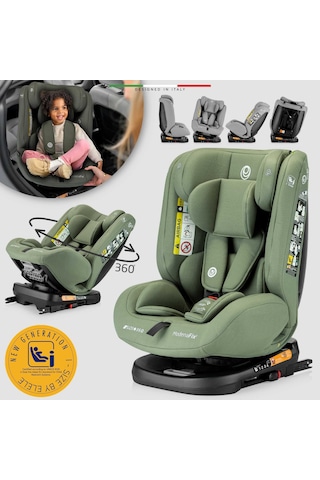 Elele Modenafix 2 360 Dönen I-size Oto Koltuğu İsofix 40-150 Cm 0-36 Kg Yeşil