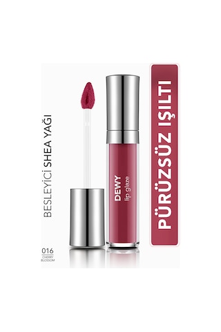 Flormar Besleyici Dudak Parlatıcısı - Dewy Lip Glaze - 016 Cherry Blossom-8682536068314