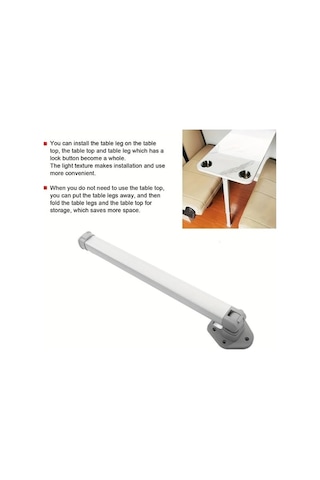 Trendooze Karavan Masa Ayağı Alüminyum Ayarlanabilir Tezgah Desteği 1 Adet Gaojunshop01