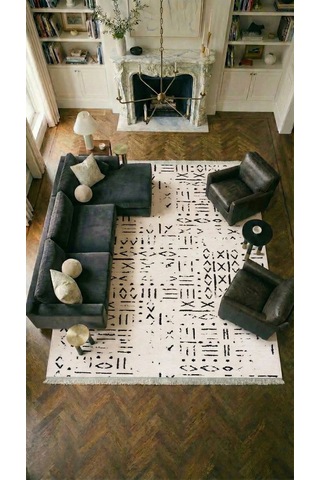 Storeşahin Youdayhomecollection Newa Model Halı Robot Süpürgeye Uyumlu Ebat: 160x235 Shn0720 Çok Renkli