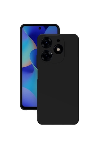Tecno Spark 10 Pro Kılıf Kamera Korumalı Silikon Rubber Arka Kapak Siyah Tecno Spark 10 Pro Kılıf Kamera Korumalı Silikon Rubber Arka Kapak Siyah