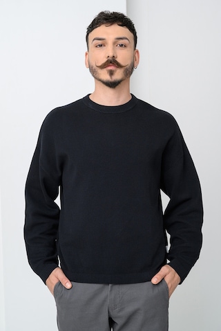 Jack & Jones Erkek Sweat 12283545 Siyah Siyah