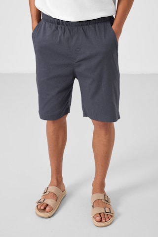 Tommylife Gri Standart Fit Dokuma Hafif Esnek Chino Erkek Şort - 81291 Gri
