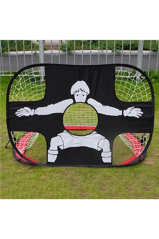 Jialan Katlanabilir Futbol Golü Naylon Futbol Golü Çocuklar Ve Siyah