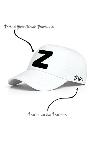 Ogc Z Harfi Unisex Şapka Beyaz