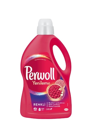 Perwoll Hassas Bakım Sıvı Çamaşır Deterjanı Renkli Yenileme 4 x 2970 ML  200 Yıkama