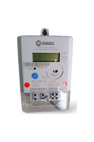 Makel Monofaze Elektronik Elektrik Sayacı 80a