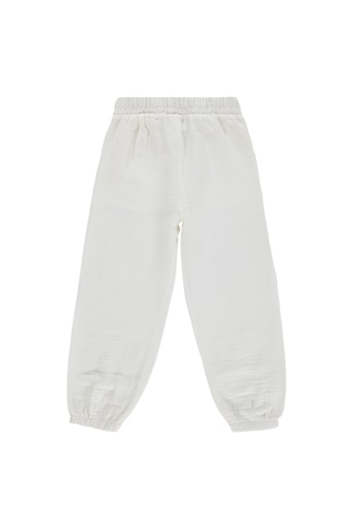 Civil Girls Jogger 6-9 Yaş Pantolon - Beyaz