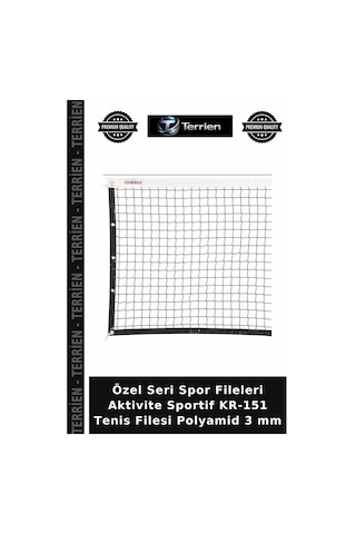 Özel Seri Spor Fileleri Aktivite Sportif Kr-151 Tenis Filesi Polyamid 3 Mm