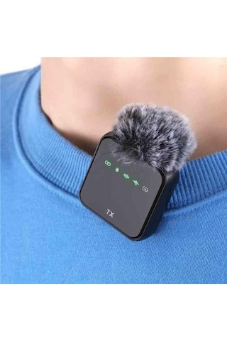 K9-y2 Kablosuz Taşınabilir 3 In1 Yaka Mikrofonu Tüylü Mini Mic Tak Ve Çalıştır Canlı Yayın Vlog Kablosuz Yaka Çift Verici Mikrofon Yüksek Kalite Profesyonel