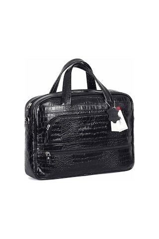 Deri Siyah Laptop Evrak Çantası 251 12-131788 Siyah