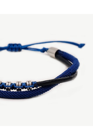 Yargıcı Deri Sarmalı Paracord Bileklik 26yebj8003x 021 Çok Renkli