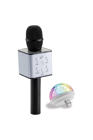 Polosmart Fs22 Siyah Karaoke Mikrofon Parti Topu