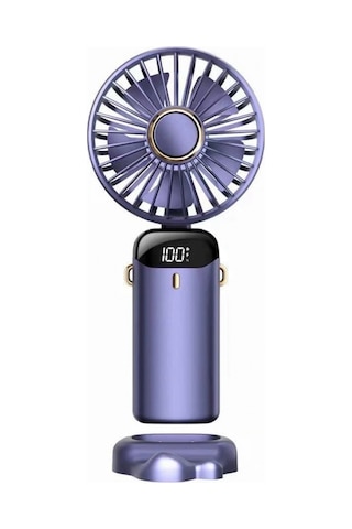Katlanabilir Tasarımlı Usb Şarjlı Sessiz El Vantilatörü