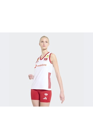 Adidas Türkiye Voleybol Milli Takim Formasi Türkiye Kadın Voleybol Milli Takım Forması Km7475 Beyaz