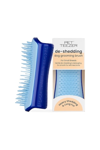 Tangle Teezer Pet Teezer Deshedding Grooming Brush Small Blue Köpek Bakım Fırçası