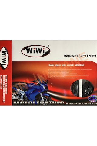 Motosiklet Alarm-Uzaktanç alıştırma Seti Pil Destekli Motor Alarm