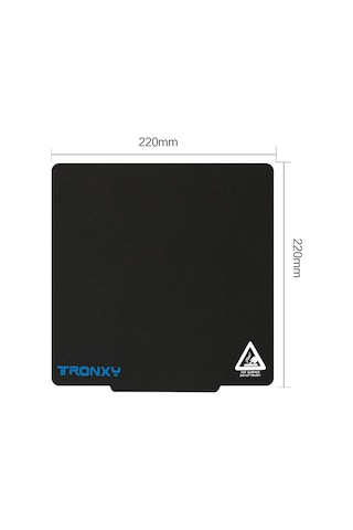 Neevoyu 3d Yazıcı Isı Tabla Manyetik Sticker 220x220mm Siyah - Modeli Kolay Alır, Kenar z, 220mm Platformlar İçin Uygun