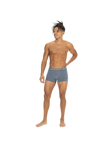 U.S. Polo Assn. U.s Polo Assn. 80540 Erkek Pamuklu 3'lü Boxer-bordo&siyah&antrasitmelanj Siyah