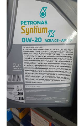 Petronas Syntium X 0W-20 Motor Yağı