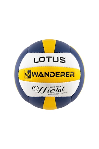Vertex Wanderer Lotus 5 No Voleybol Topu Sarı - Lacivert - Beyaz