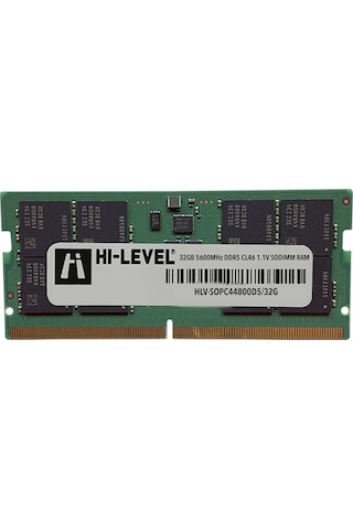 Hı-level 32gb 5600mhz Ddr5 Cl46 1.1v Sodımm Ram Hlv-sopc44800d5/32g
