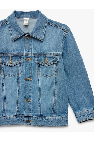Koton Düğmeli Uzun Kollu Pamuklu Denim Ceket Orta İndigo 6skb20004td İndigo