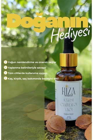Hiza Herbal Care Doğal Kayısı Çekirdeği Yağı 30 ML