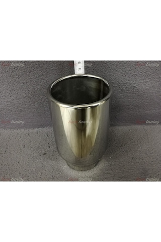 Tek Çıkışlı 90mm Egzoz Ucu Yuvarlak Düz