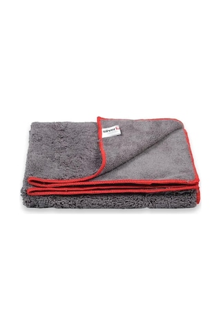 Silver Home Jumbo Mikrofiber Süper Emici Havlu Kurulama Temizlik Bezi - Gri - 50x70 Cm. - 1 Adet Gri