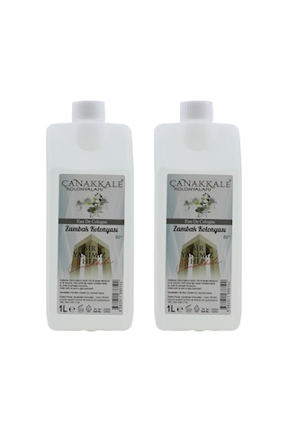 Çanakkale Kolonyaları Beyaz Zambak Korumalı Kapak Yeni Model Bidon Kolonyası 2 x 1 L