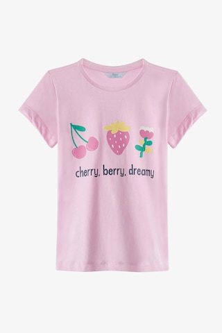 Penti Açık Pembe Kız Çocuk Cherry,berry Pamuklu 2li Pijama Takımı A.pembe