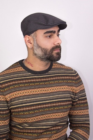 Bay Şapkacı Erkek Kasket Şapkası-7813-5 Gri