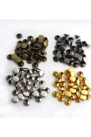 9 Mm Perçin, Rivet, Toruk 33,5 No 100Adet (Deri Hobi)