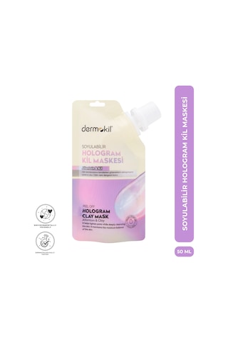 Dermokil Soyulabilir Hologram Kil Maske 50 Ml