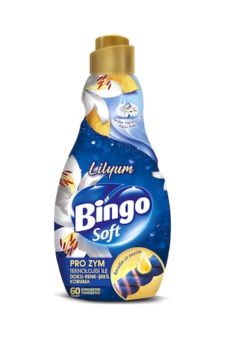 Bingo Soft Çamaşır Yumuşatıcı Konsantre 1440ml Lilyum Tekli